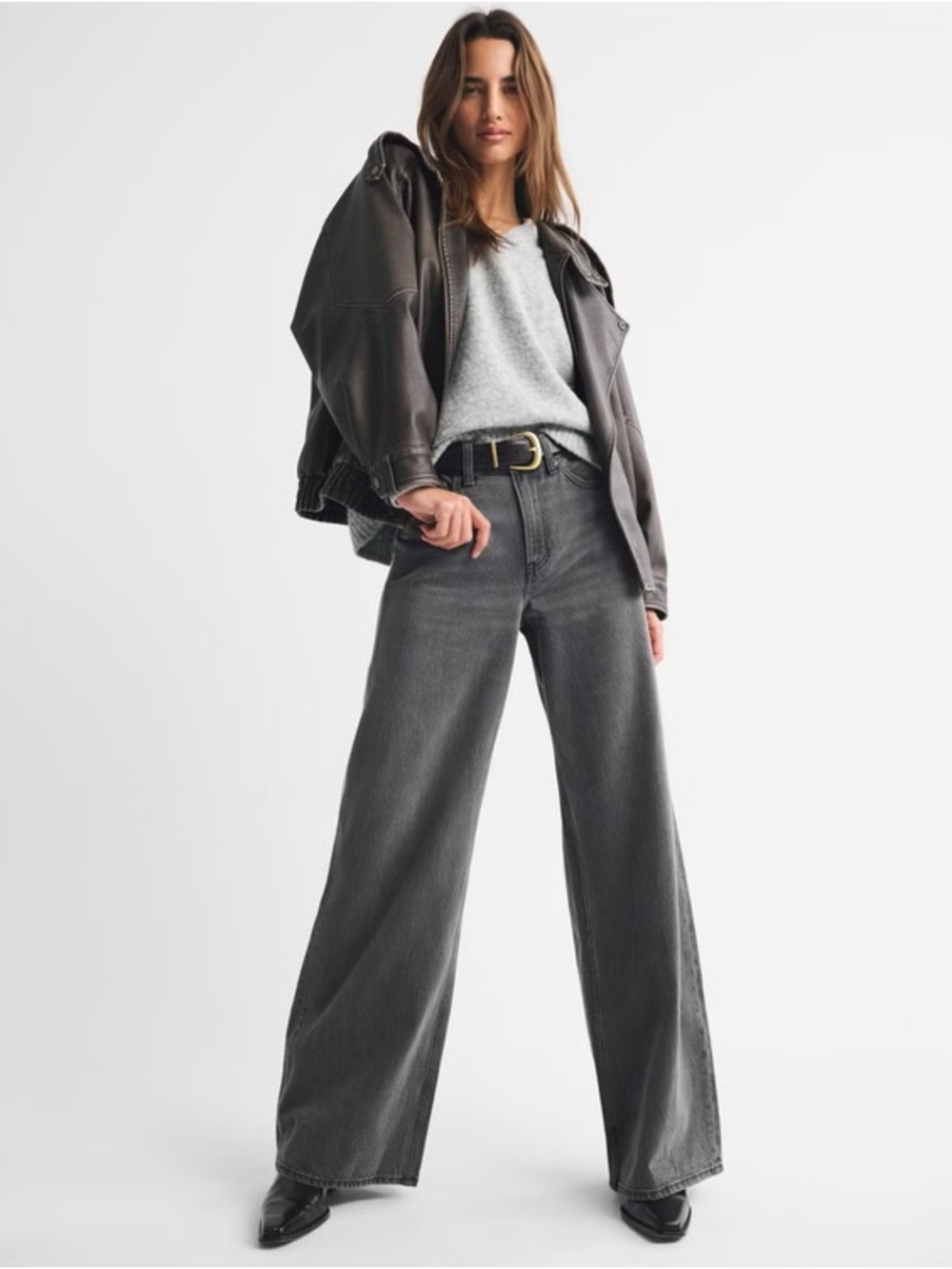 Draper Rigid - High Rise Wide Leg Jean - Size 27 Short
